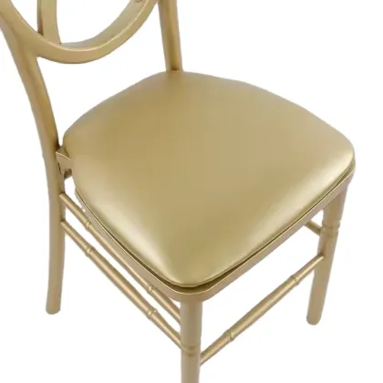 Gold Wood Phoenix Stackable Dining Chair Event