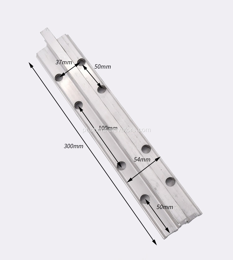 Guia de contrapeso Rail Fish Place HT60 para elevadores Kone