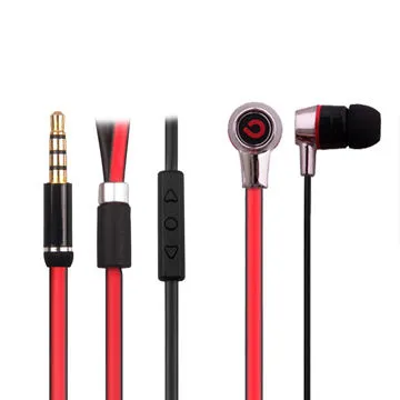 3.5mm Plug Noise-cancelling Stereo Earbuds with Microphone