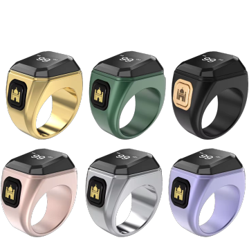 Hot menjual panas Islam Islam Pintar OEM Zikir Finger Counter Cincin Pintar Digital