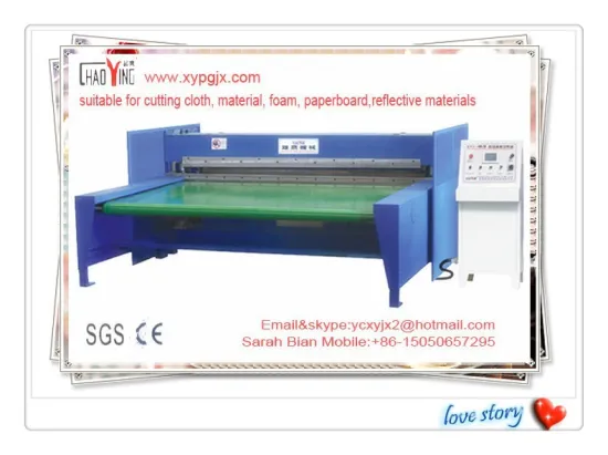 Xiongying Automatic feeding plastic bag cloth leather belt cutting machine with CE/ISO9001/SGS