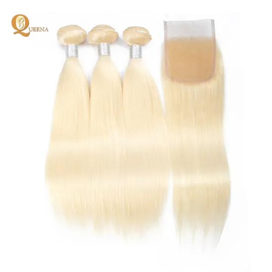 613 Virgin Hair 10a Bundles Hair Weave Blonde Remy Hair Brazilian WEAVING Machine Double Weft Jerry Curl