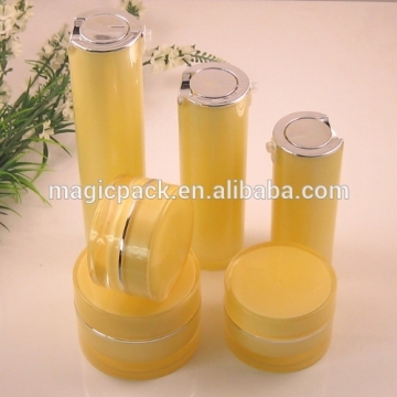 15ml 30ml 50ml round arcylic cosmetic bottle and jar set face cream packaging