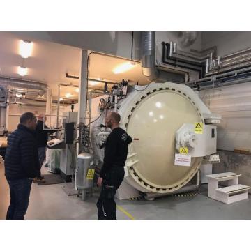 Autoclave Serat Karbon Komposit Automatik