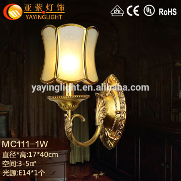 vintage brass wall lamp for aisle, hallway corridor living room European-style minimalist brass wall lamp
