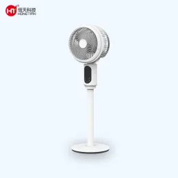 HONETIAN smarter low noisy adjustable hot sellers 12 speeds 4 wind modes plastics 8 inches DC Circulator Stand Fan