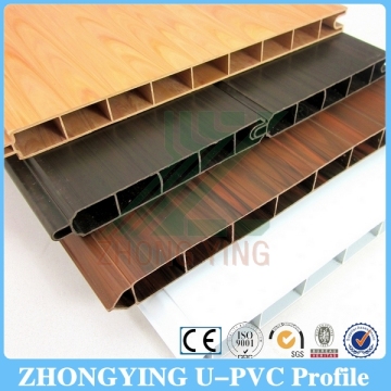 ZHONGYING high quality pvc color profile profile pvc rehau