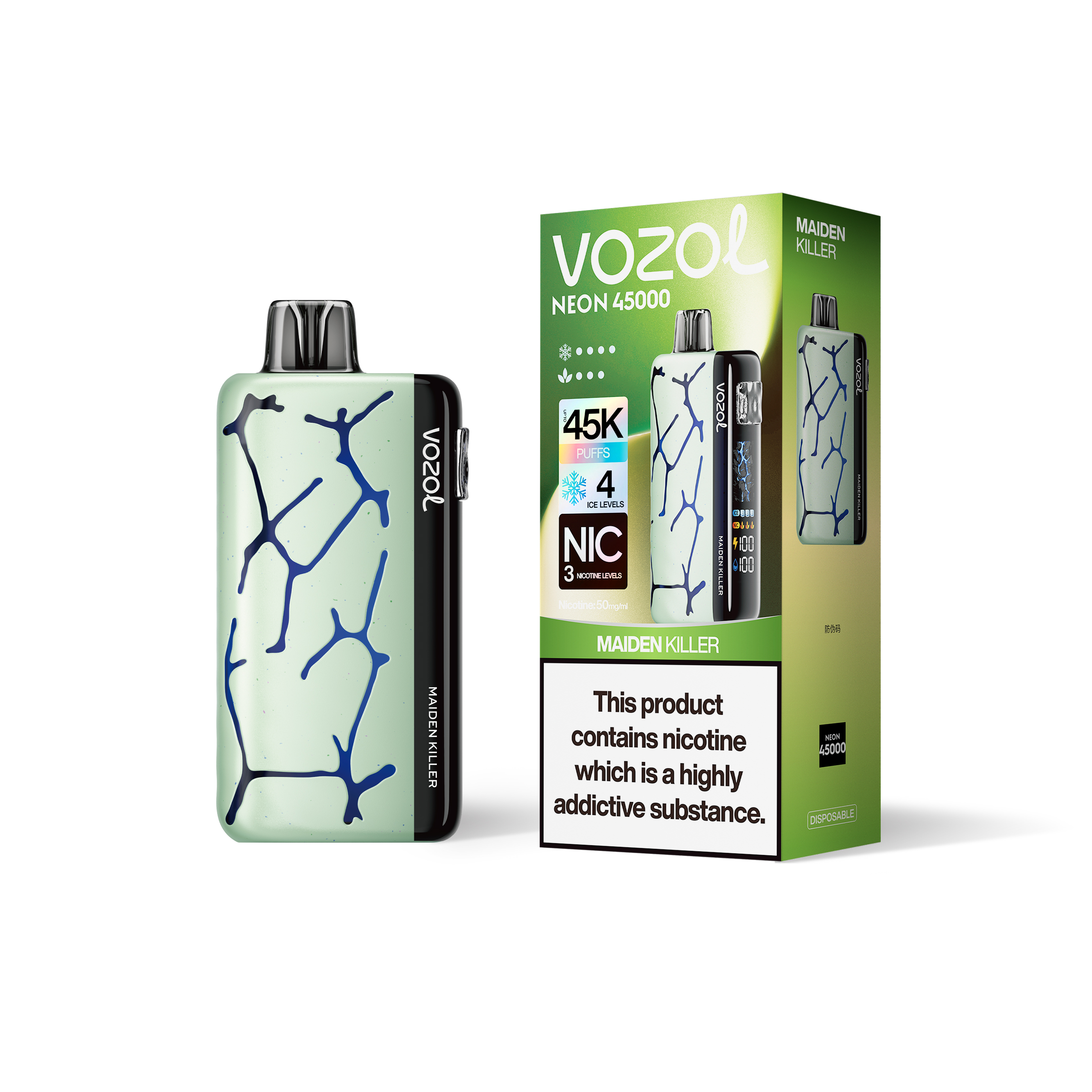Vozol neon 45k puffs grosir vape
