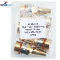 XL404-18 ডুয়াল টেপার রিটেনিং হেড/ডিফিউয়ার এর সাথে 403-12-XX
