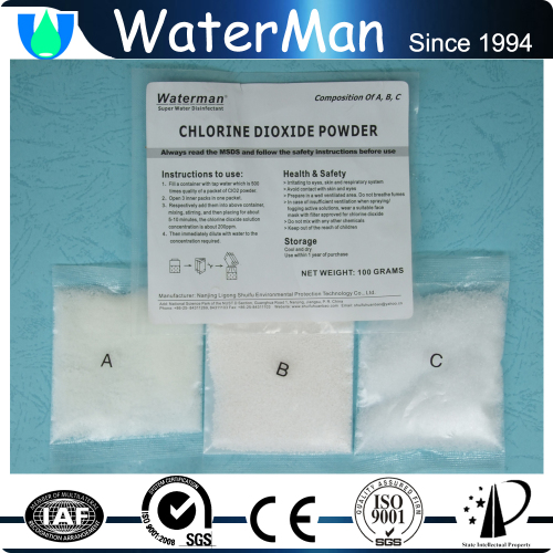 Chlorine Dioxide water cleaner 2811290090