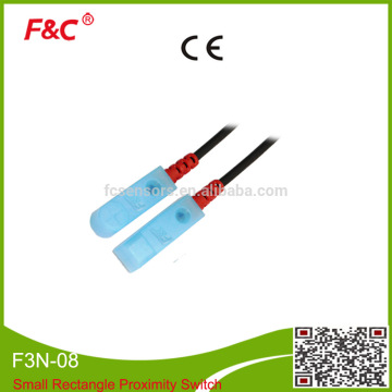 12-24V DC 8mm NPN and PNP type Small Inductive Proximity Sensor Switch(F3N-08TN02-NR2M)