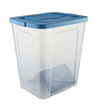 45L Square Transparent Plastic Ballot Box for Elections: Secure Voting Solution