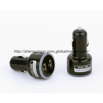 USB Car Chargers for iPad with 2A Output, 12V Input Voltage
