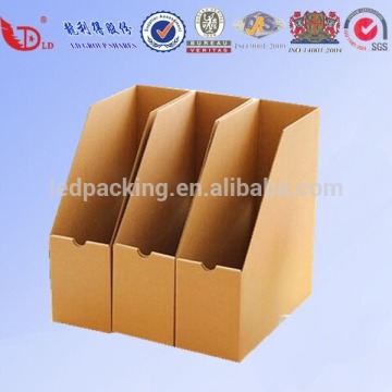 Recyclable magazine file cardboard paper box Eco-friendly pracrical box                        
                                                Quality Choice