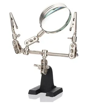 2.5X Magnifying Glass with Adjustable Alligator Clip Stand - MG16126 Obest