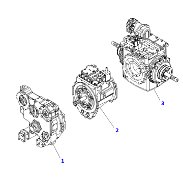 POWER LINE UNIT 154-22-60000 FOR D85PX-15R