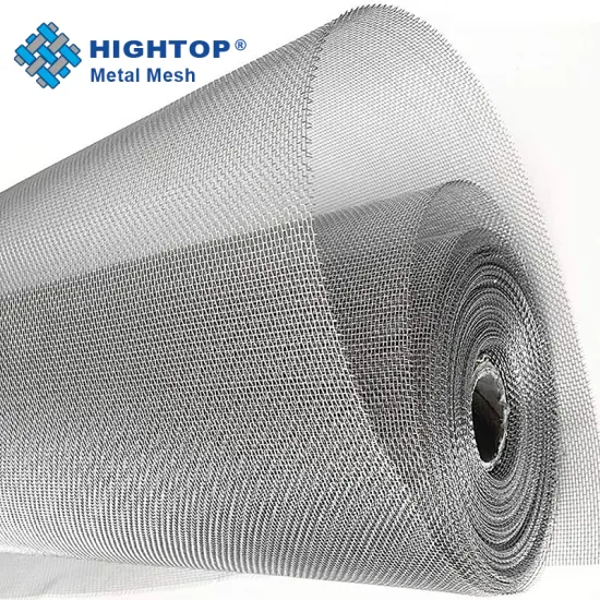 Corrosion-Resistant 100 Mesh Silver Woven Wire Mesh Screen for Chemical Industry Applications