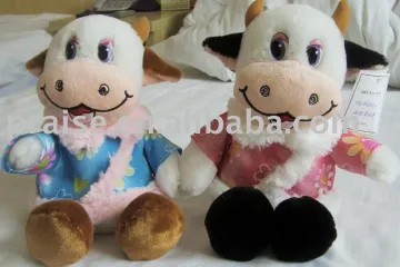 stuffed toy, plush toy ,moo-cow toy