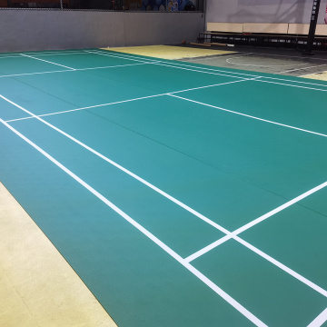 Enlio player comfort, protection and perfect footing badminton floor