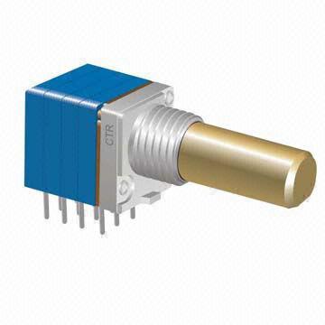 8mm Metal Shaft Encoder for Car Amplifiers, Volumn Control and Walkie-Talkie