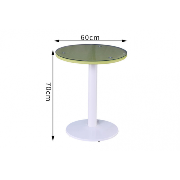 Meubles de maison Table ronde extérieure en plastique Table de jardin