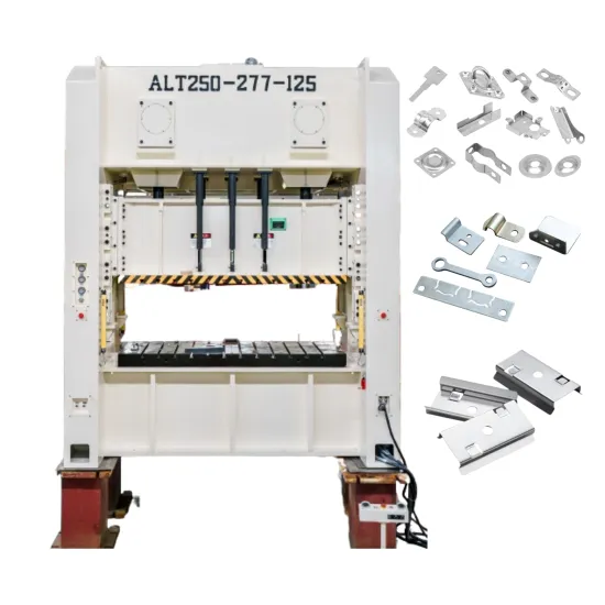 250 Ton Power Press Customizable Stamping Parts Production Line with Feeder