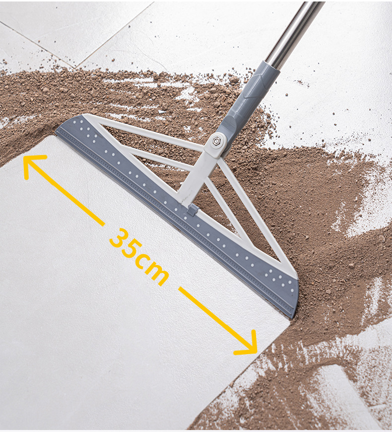 Rotary Magic Broom Rubber Floor Squeegee Cleaning Supplies