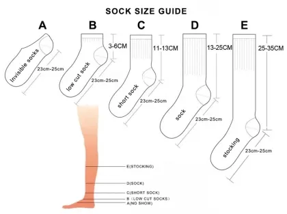 Male adult invisible boat socks