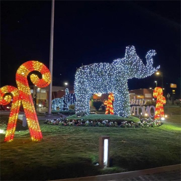 Candy Cane LED Outdoor Christmas Lighting Decoration