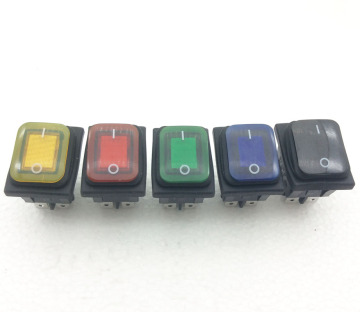 Dust Proof Waterproof Rocker Light Switch 4Pin 2Positions