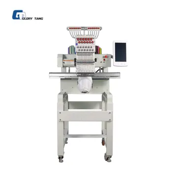 Single Head Embroidery Machine for Caps and T-Shirts