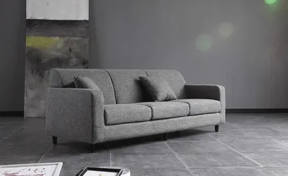 Modern European Style Fabric Sofa Loveseat for Small Spaces