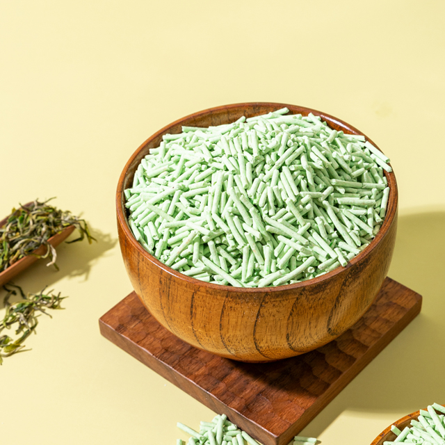 green tea cat litter