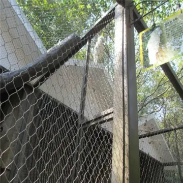 Stainless Steel Zoo Wire Rope Fence Mesh 304 7x7
