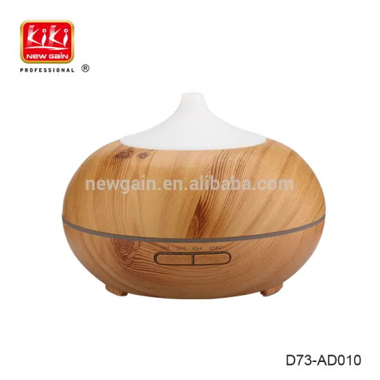 Wood ultrasonic electric aroma diffuser.Wooden essential oil aroma diffuser with 7 colors LED light