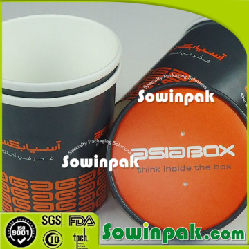 Vented Paper Lid for Hot Food Packaging
