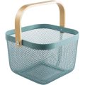 Mesh Baskets with Wood Handle