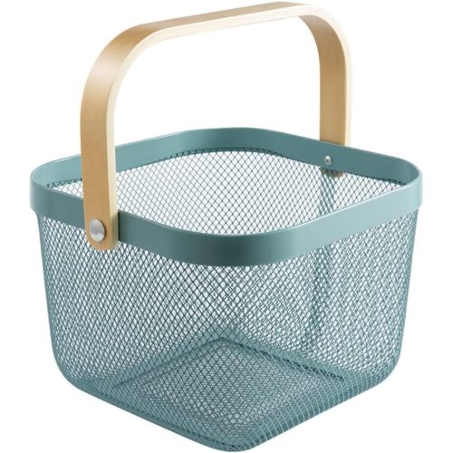 Mesh Baskets with Wood Handle