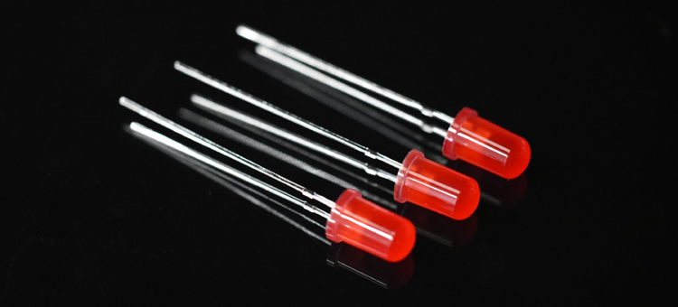 5mm Red LED with Red Lens