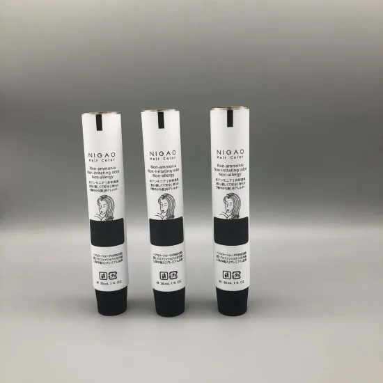 100ml Collapsible Aluminum Tube Packaging for Hair Dye