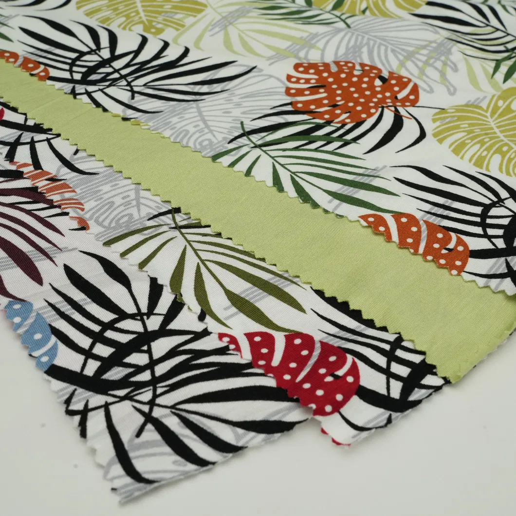 ผ้าถักเรยอนสแปนเด็กซ์พิมพ์ลาย Compact-Siro