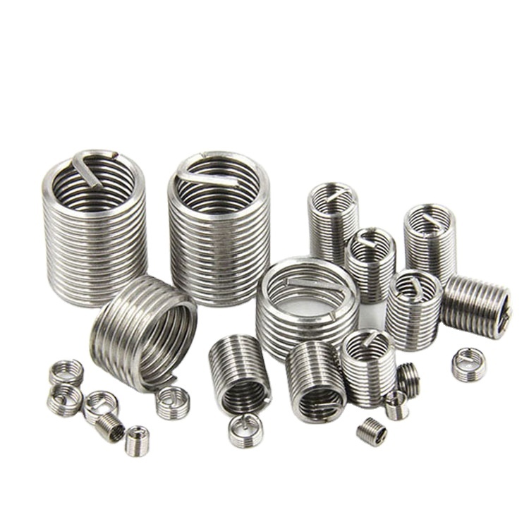 OEM Metric UNC UNF Tangless Coil Locking Screw Thread Insert Customizable American Made of 304 Stainless Steel