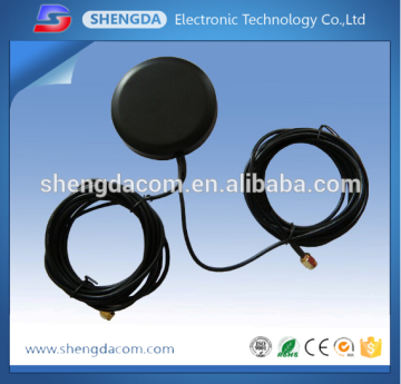 Gsm Gps antenna with RG174 cable and SMA male connector