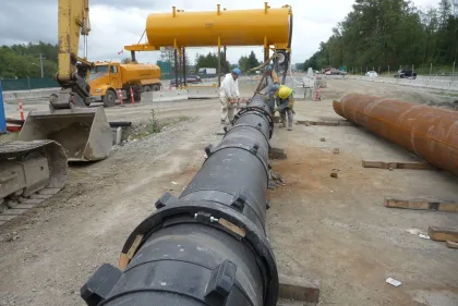 Topsun hot sale centrifugal black ductile iron pipe DCI K9