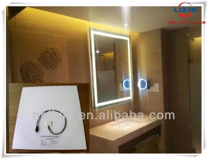 LIXIN brand heating mirror defogger for hotel bathroom, electric PET demist pad