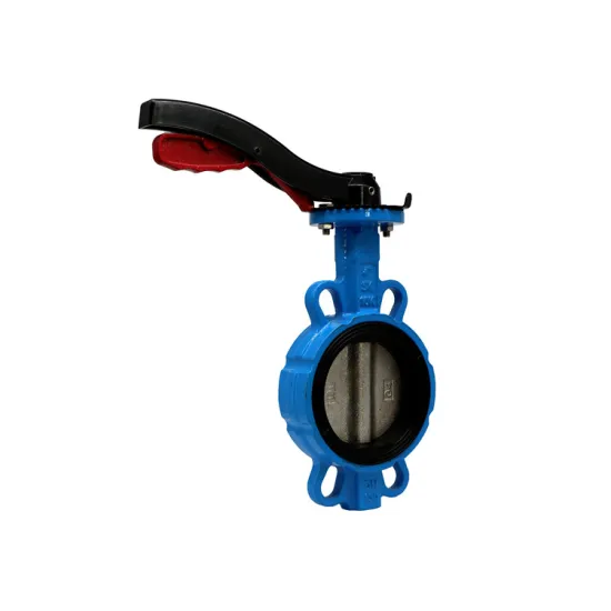 Factory Price Ductile Iron Manual Butterfly Valve for water oil gas