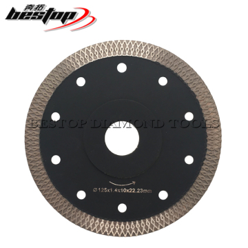 5 \ "125 mm in acciaio in acciaio piastrelle da sega a diamante - Big X Turbo Segments Blade a sega circolare bagnata/secca per tagli di metallo/granito - OEM supportato