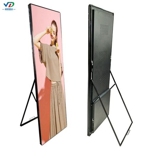 P2.5mirror led poster led display advertising