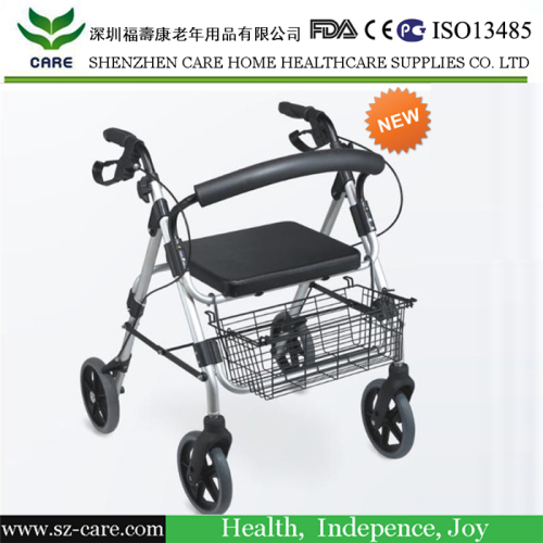 4 Wheels Folding Aluminum Rollator