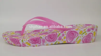 New arrival Private custom flip flop High heeled sandals flip flops